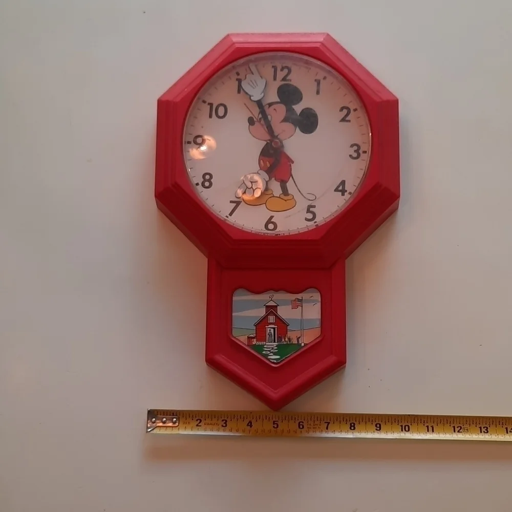 Disney Welby Mickey Mouse school wall clock